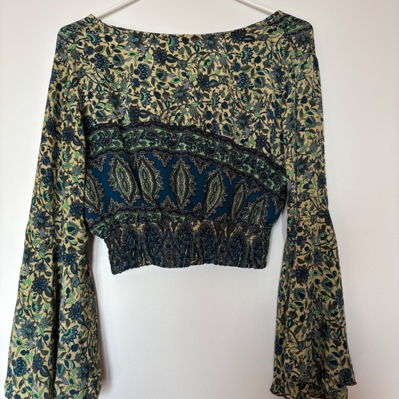 Bold and beautiful one size ladies topper art silk made in India stretchy waist - Picture 6 of 10